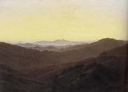 Caspar David Friedrich The Riesengebirge Mountains oil painting reproduction